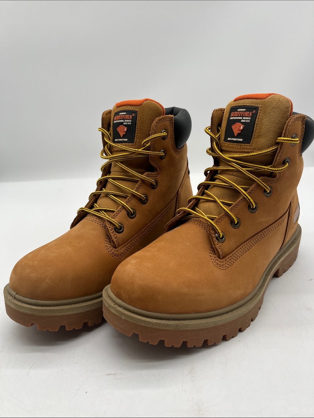 Herman Survivors Professional Men's Driller Waterproof 6" SteelToe Work 9.5 NWOT